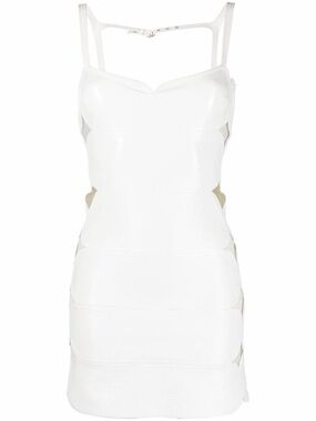 Courreges Diamond cut mini dress